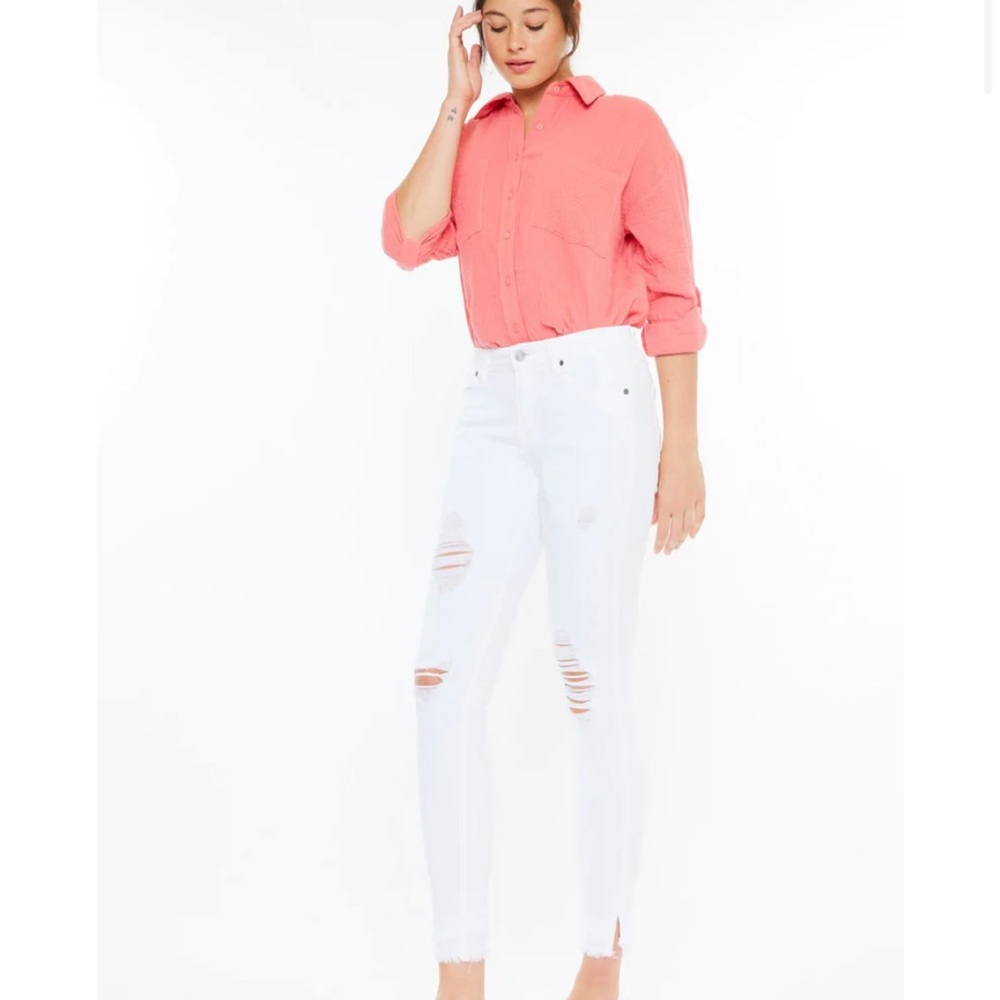 Nala Mid Rise Ankle Skinny Jeans